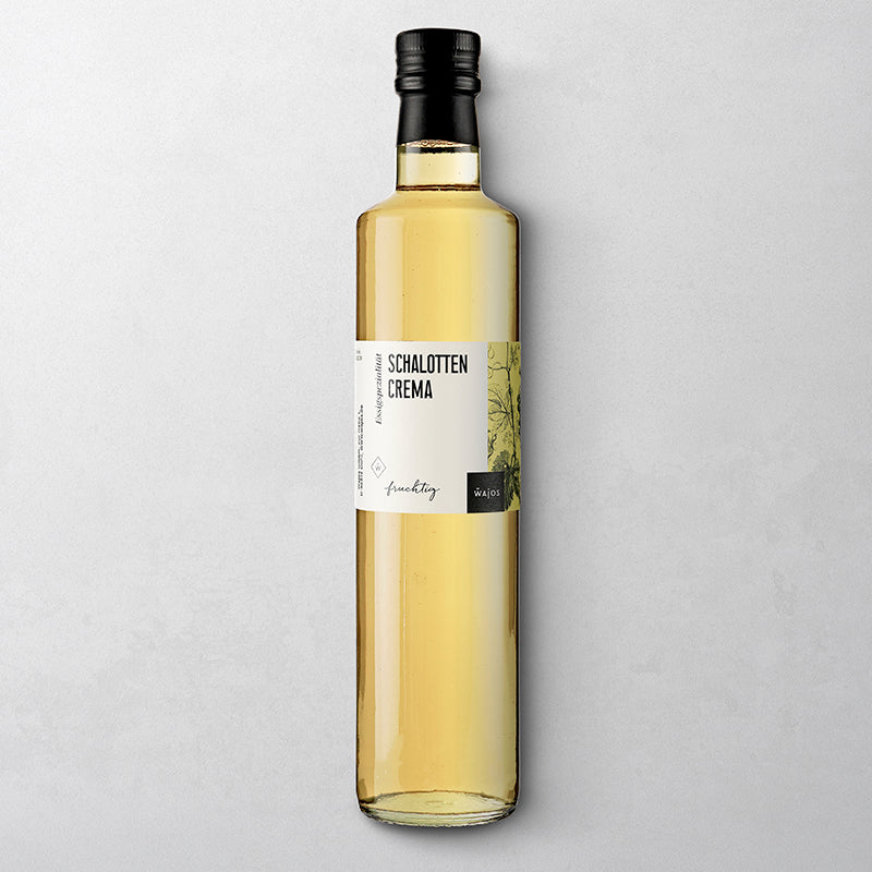 Wajos Schalotten Crema in der 500ml Flasche