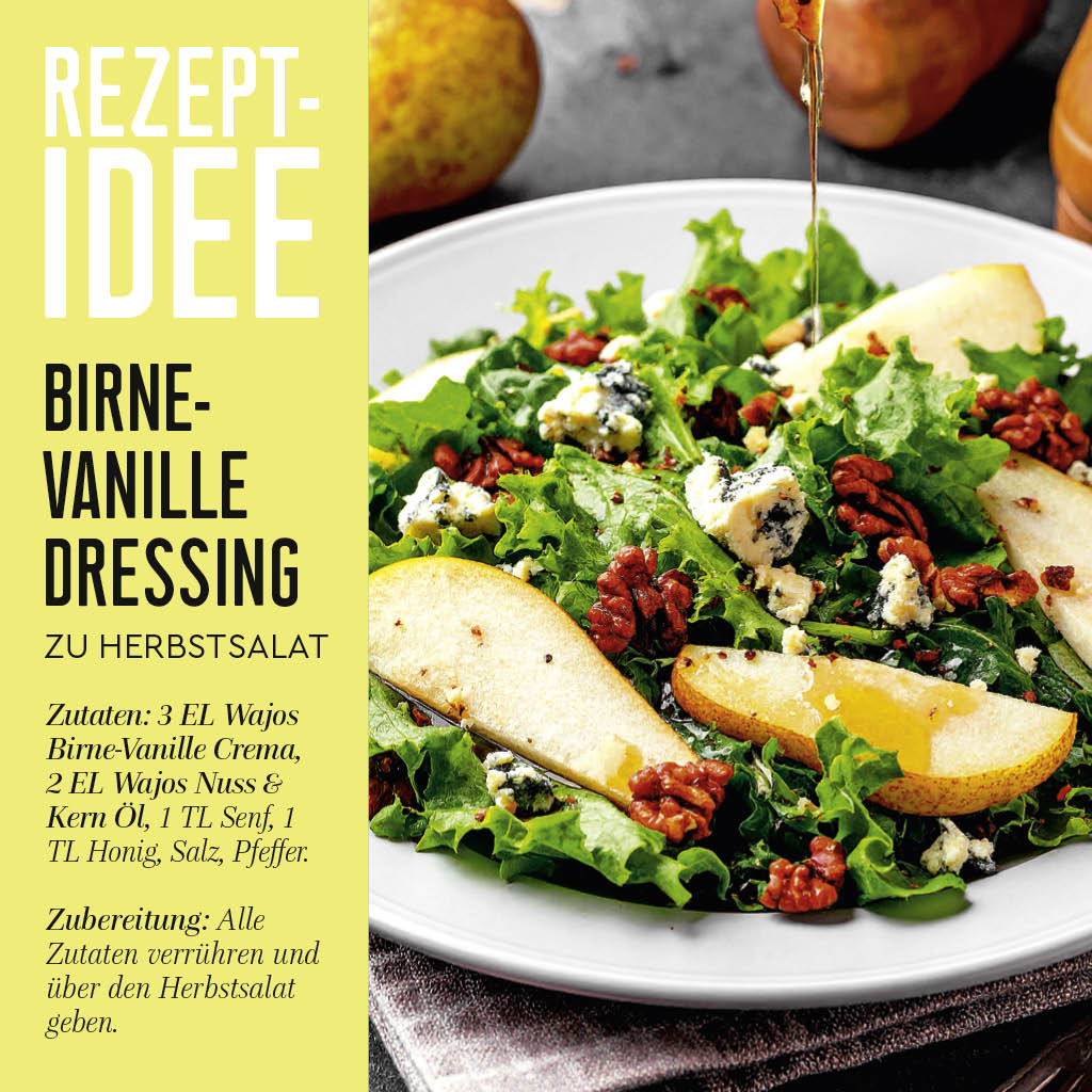 Birne-Vanille Crema Rezeptidee Birne Vanille Dressing