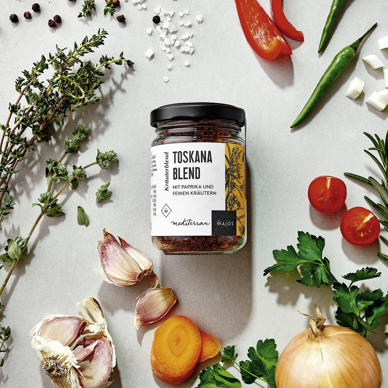 Toskana Blend dargestellt mit Aromen