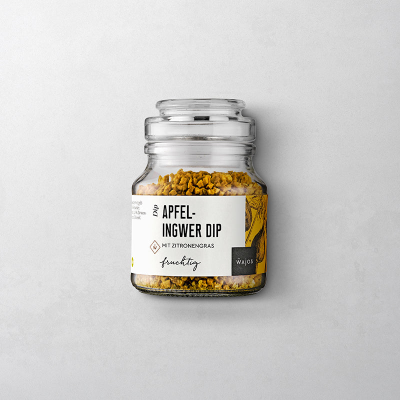 Apfel-Ingwer Dip im 65 g Glas