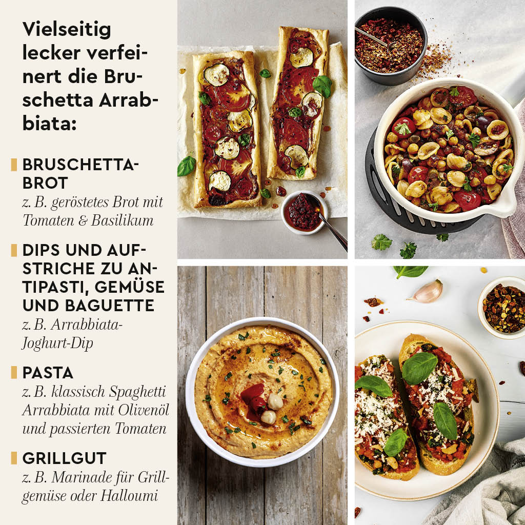 Bruschetta Arrabbiata Anwendungsideen