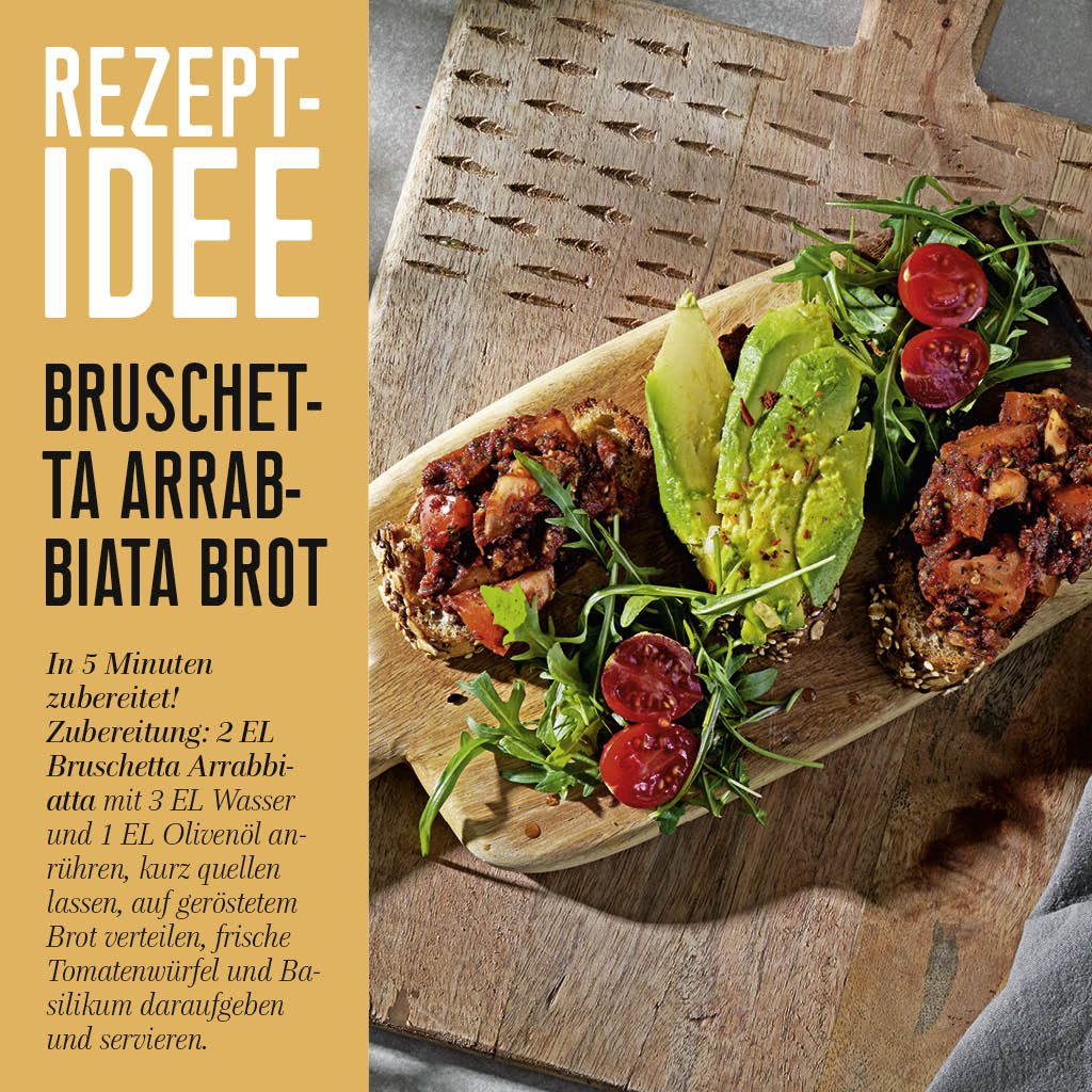 Bruschetta Arrabbiata Rezeptidee Bruschetta Brot