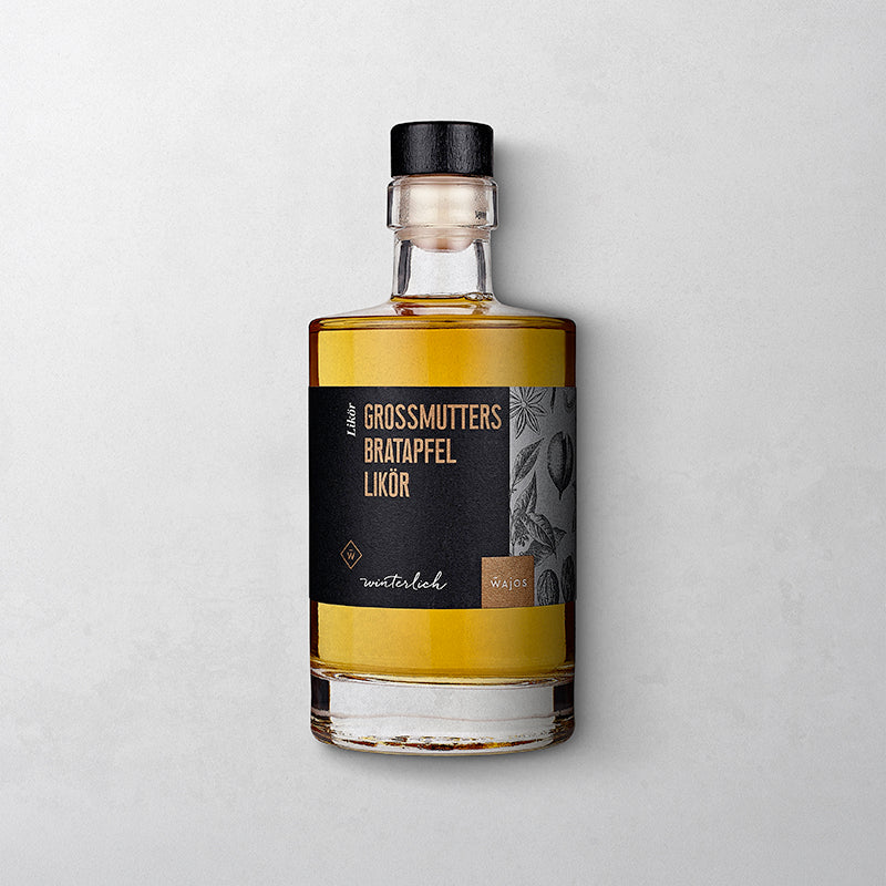 Grossmutters Bratapfel Likör in 350 ml Flasche