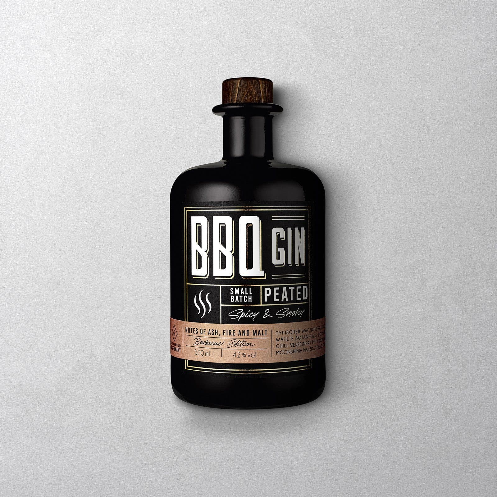 BBQ Gin in 500 ml Flasche