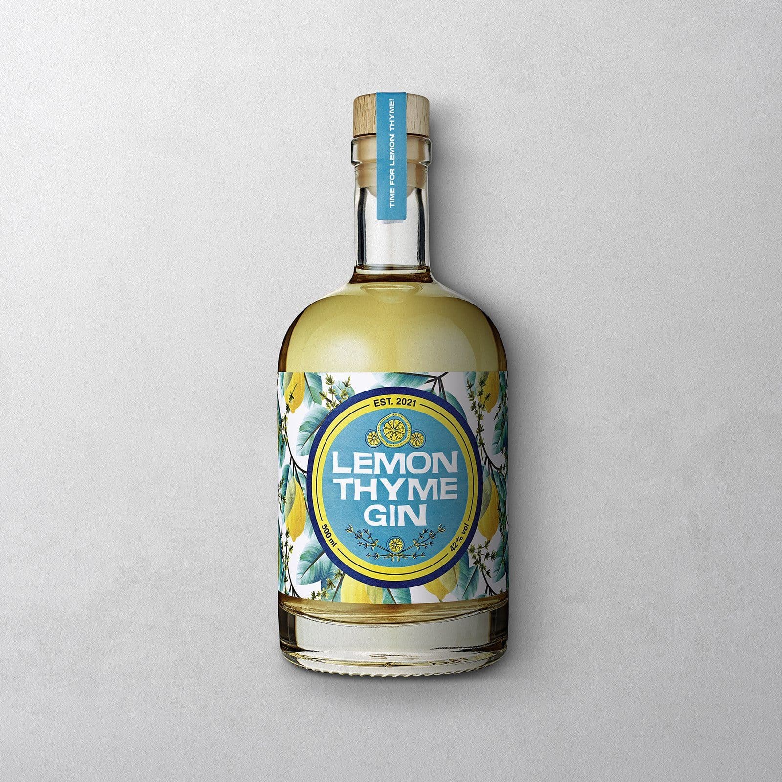 Lemon Thyme Gin in 500 ml Flasche