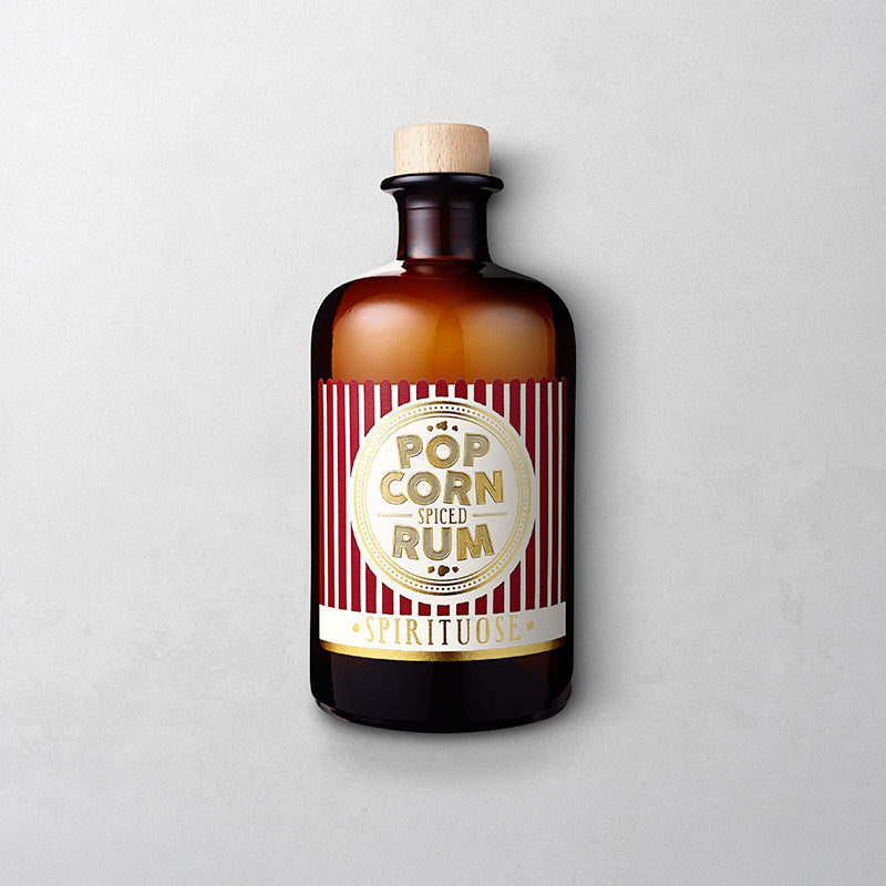 Popcorn Spiced Rum in 500 ml Flasche