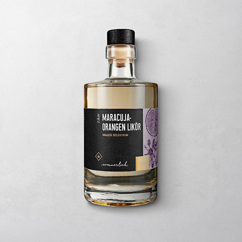 Maracuja-Orangen LIkör in 350 ml Flasche