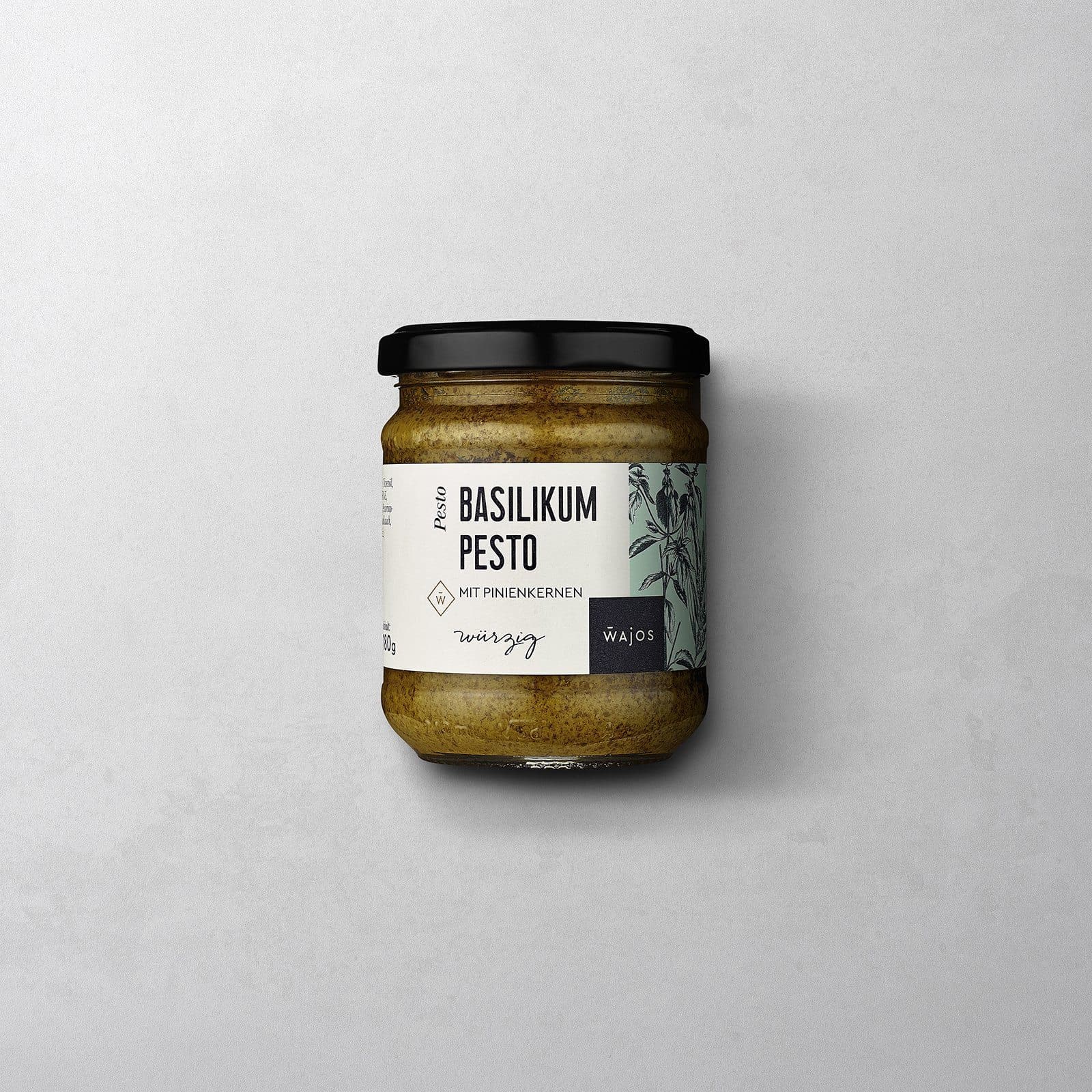 Basilikum Pesto im 180 g Glas