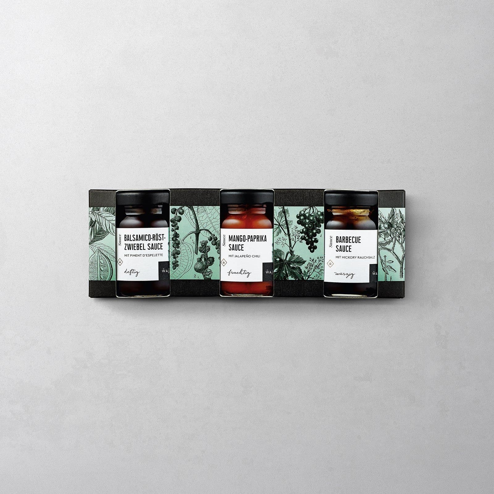 3er Set Mini-Saucen - in 55 ml Gläsern