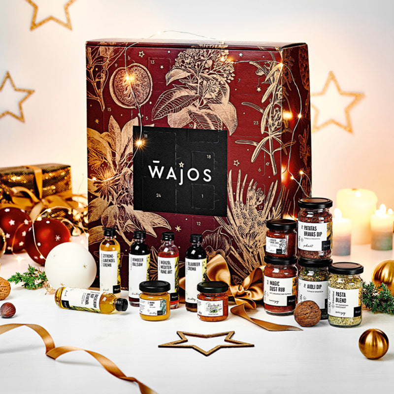 Wajos Adventskalender Küche dargestellt mit Inhalt