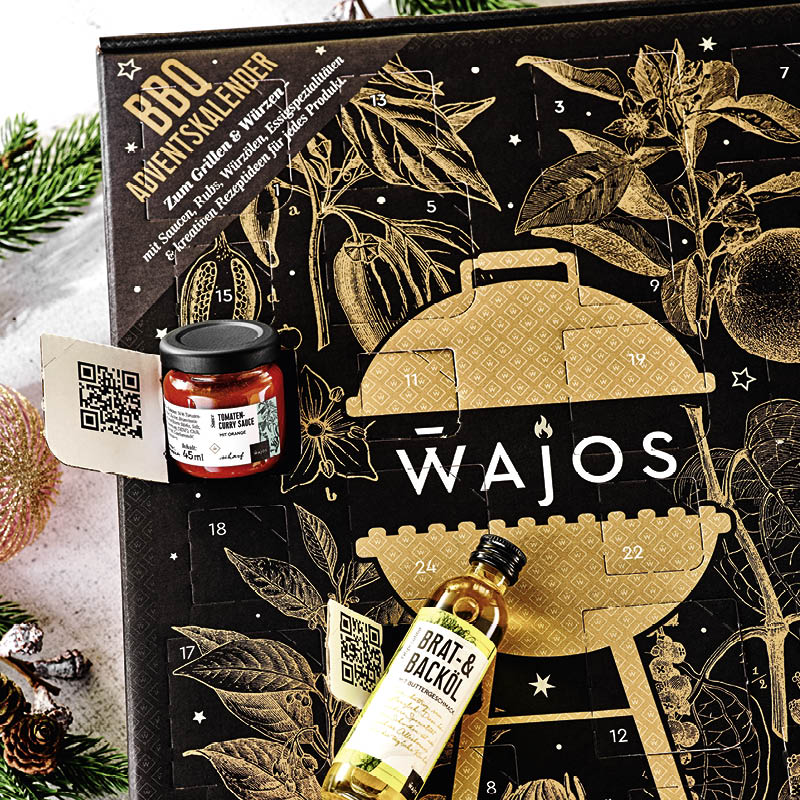Wajos Adventskalender BBQ 2026 Nahaufnahme eines Türchens