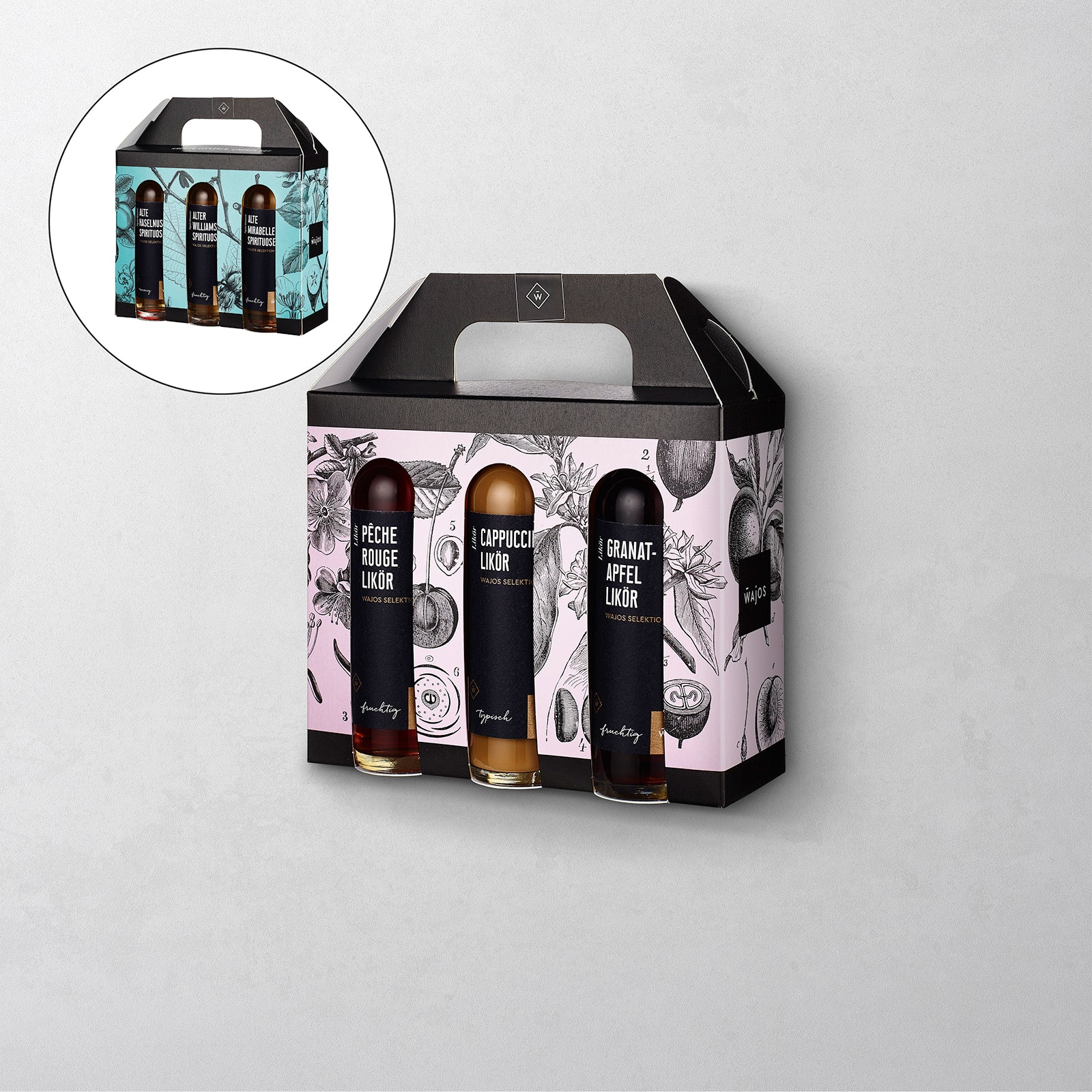 Genuss- und Geschenkset - 6 Likörspezialitäten in 40 ml Flaschen