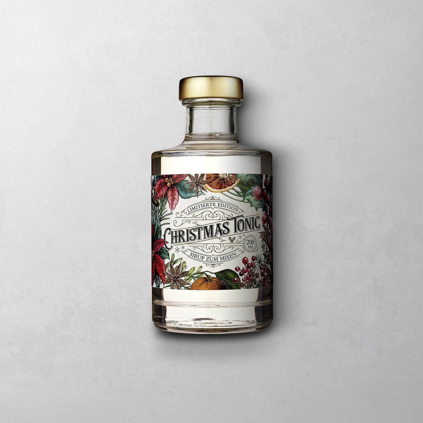Christmas Tonic Sirup in 200 ml Flasche
