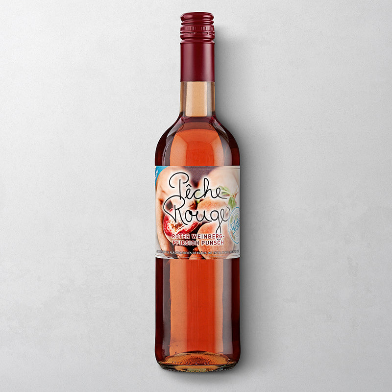Roter Weinbergpfirsich Punsch in 750ml Flasche
