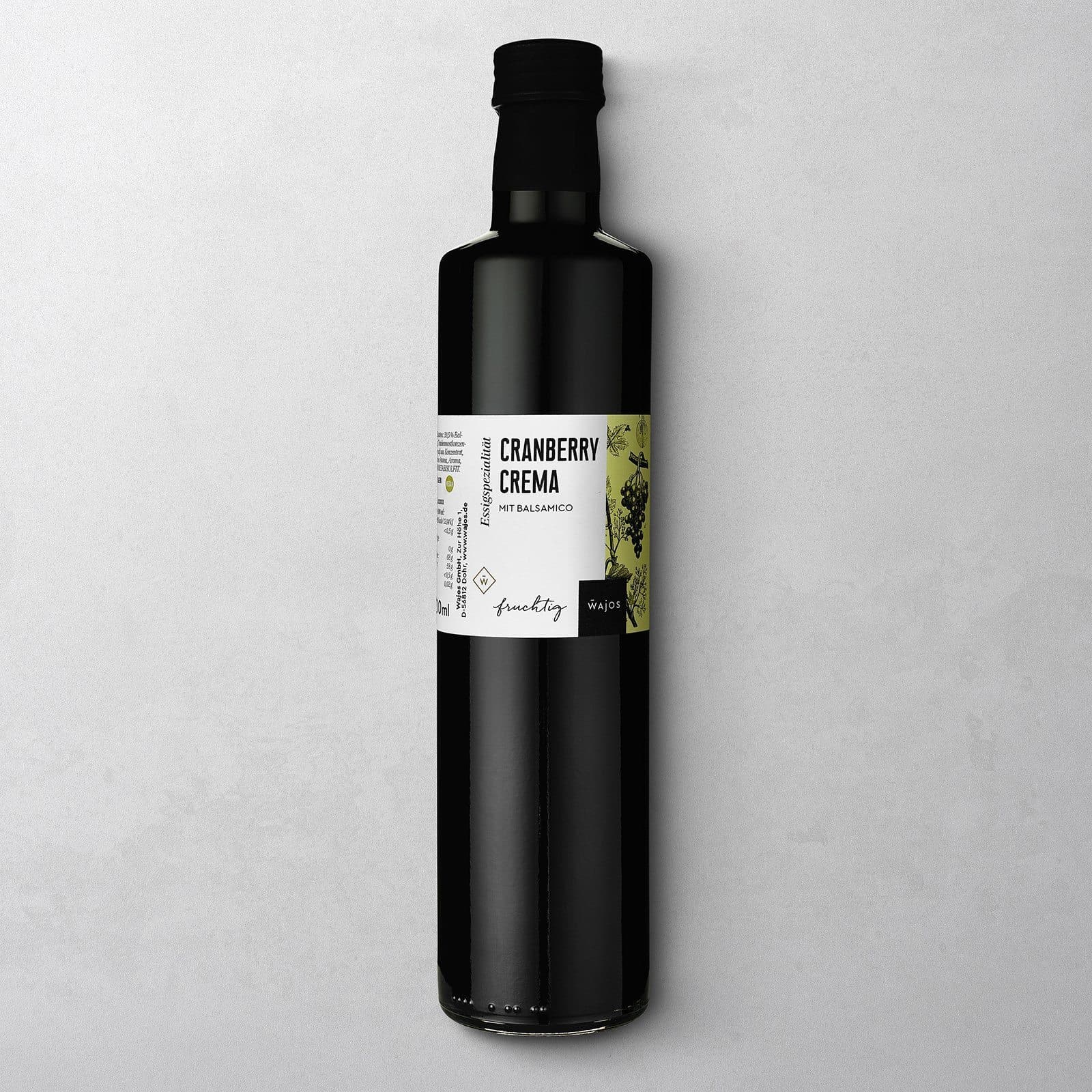 Cranberry Crema in der 500 ml Flasche