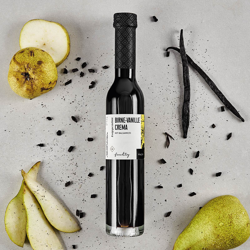 Birne-Vanille Crema in 250 ml Flasche