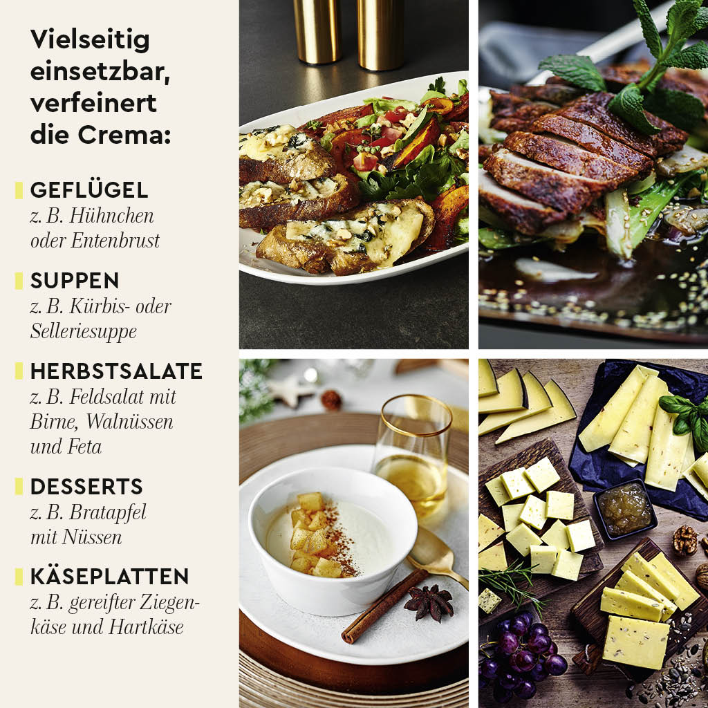 Birne-Vanille Crema Anwendungsideen