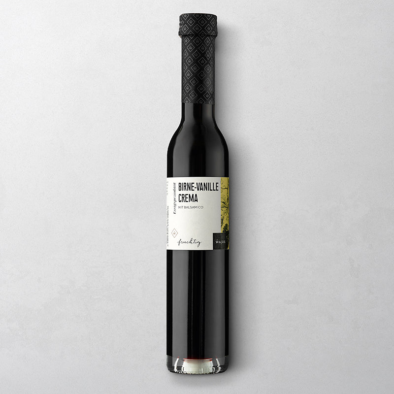 Birne-Vanille Crema in 250 ml Flasche