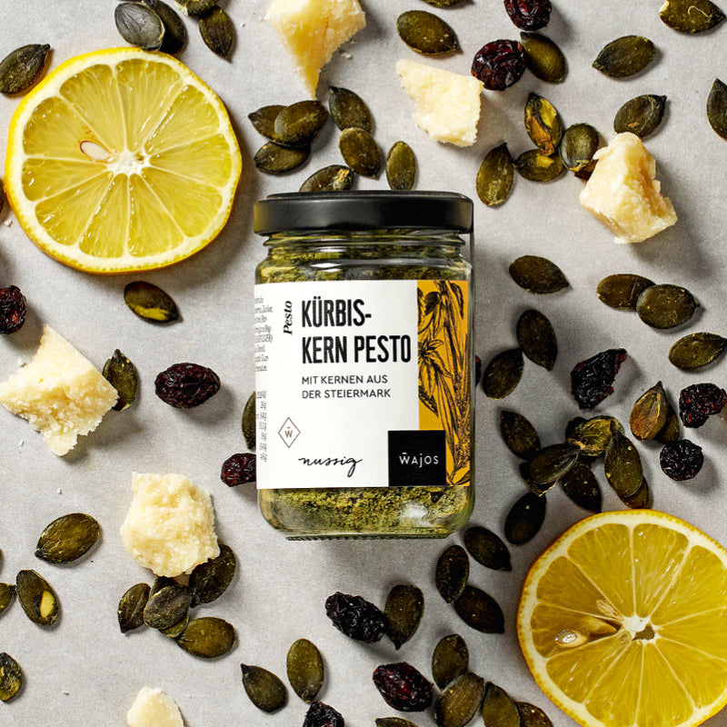 Kürbiskern Pesto im 72 g Glas