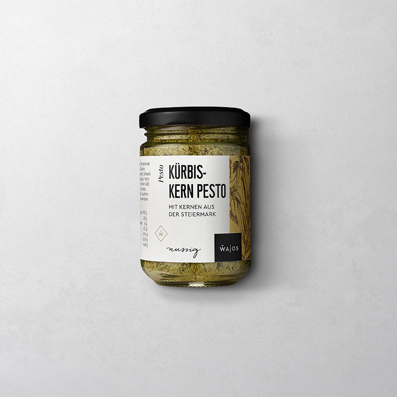 Kürbiskern Pesto im 72 g Glas
