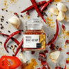 Patatas Bravas Hot Dip dargestellt mit Aromen