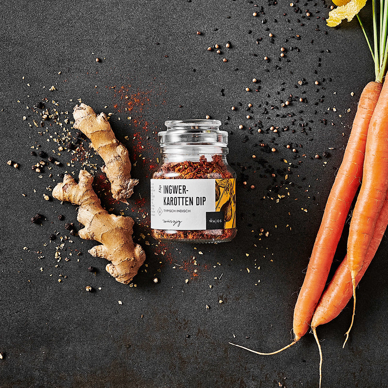 Ingwer-Karotten Dip im 105 g Glas