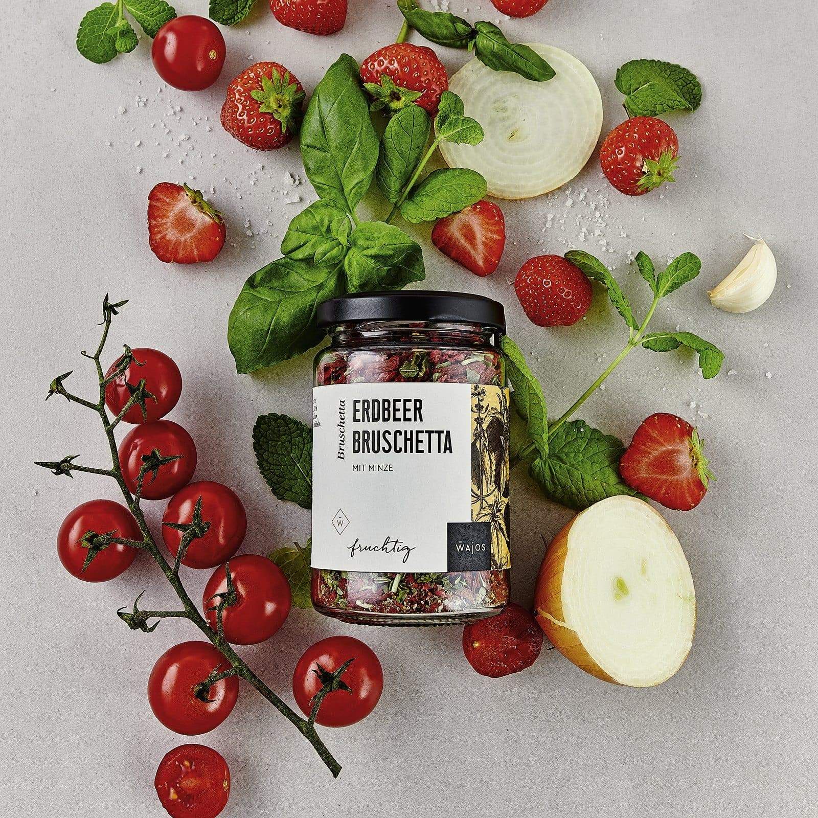 Erdbeer Bruschetta im 65 g Glas