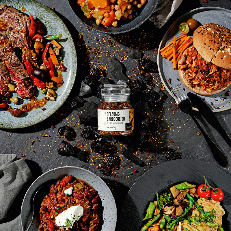 Pflaume-Barbecue Dip dargestell mit Rezepten
