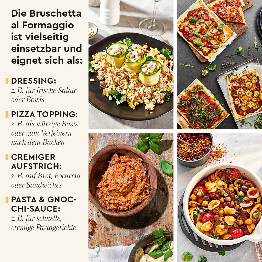 Wajos Bruschetta al Formaggio Anwendungstipps