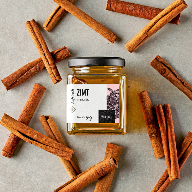 ZImt in Honig im 250 g Glas