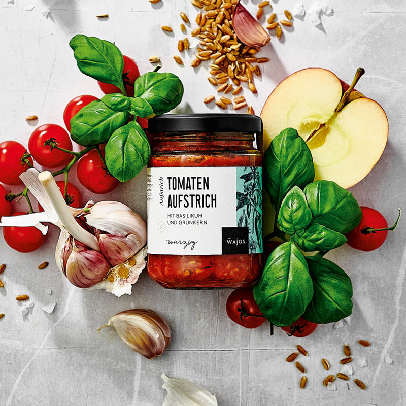 Tomaten Aufstrich im 185 g Glas