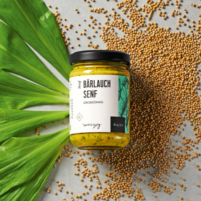 Bärlauch Senf im 140 ml Glas