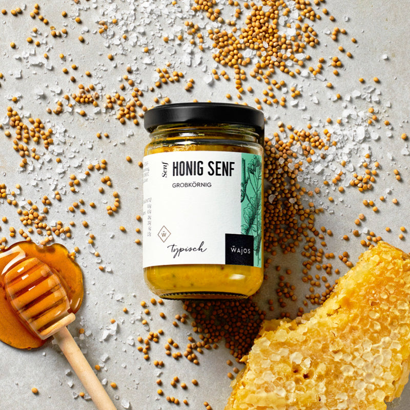 Honig Senf im 140 ml Glas
