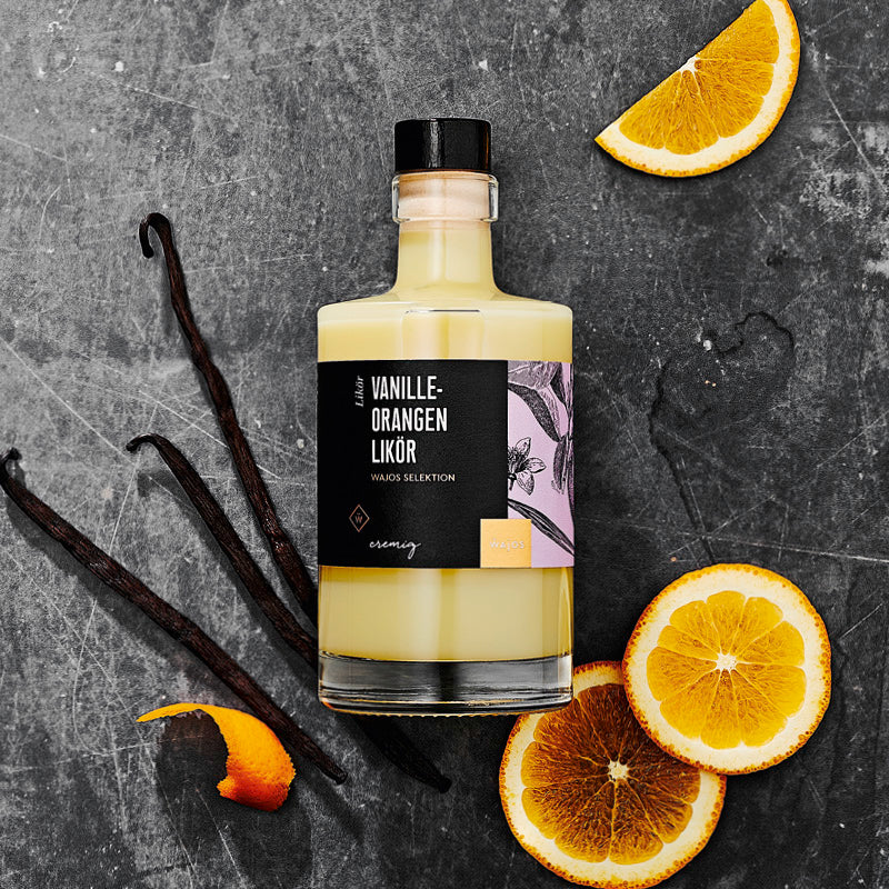 Vanille-Orangen Likör in 350 ml Flasche