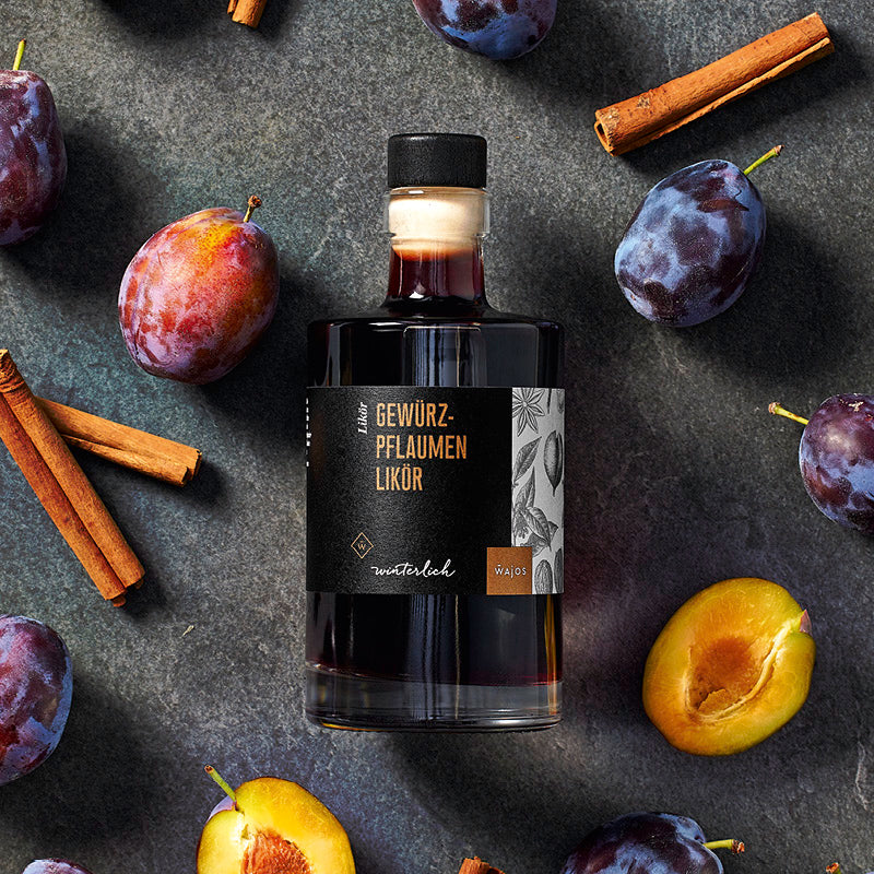 Gewürzpflaumen Likör in 350 ml Flasche