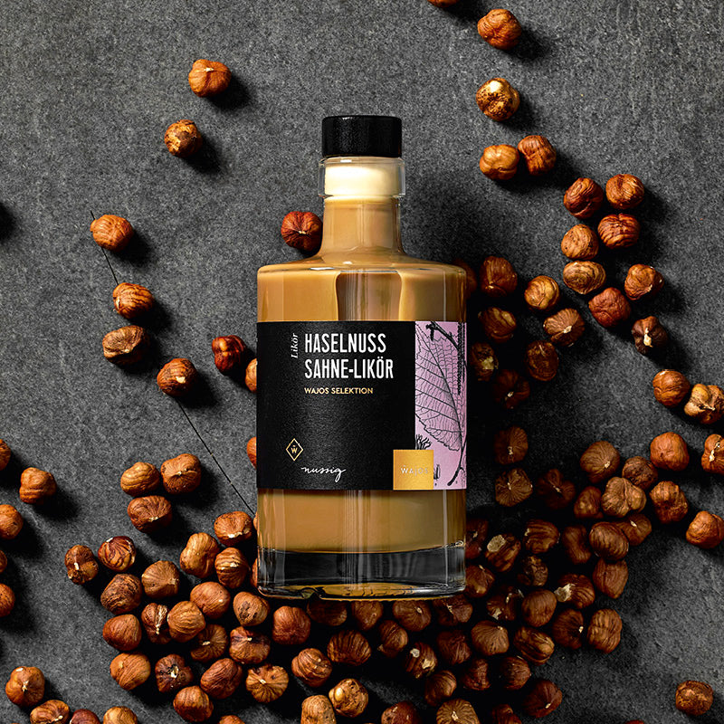Haselnuss Sahne-Likör in 350 ml Flasche