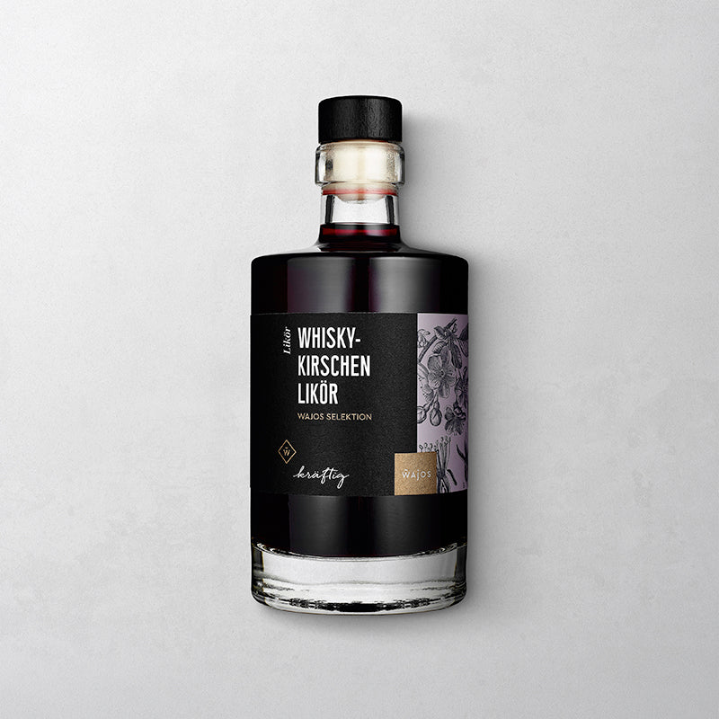 Whisky-Kirschen Likör in 350 ml Flasche