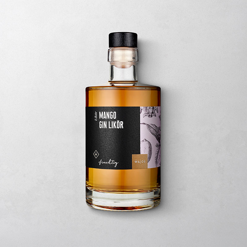 Mango-Gin Likör in 350 ml Flasche