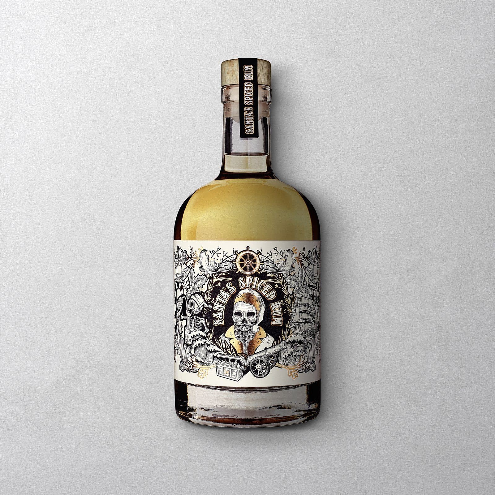 Santa's Spiced Rum in 500 ml Flasche