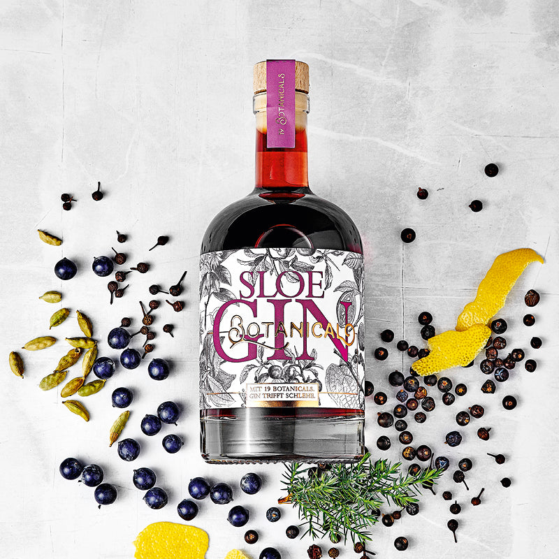 Botanical Sloe Gin in 500 ml Flasche