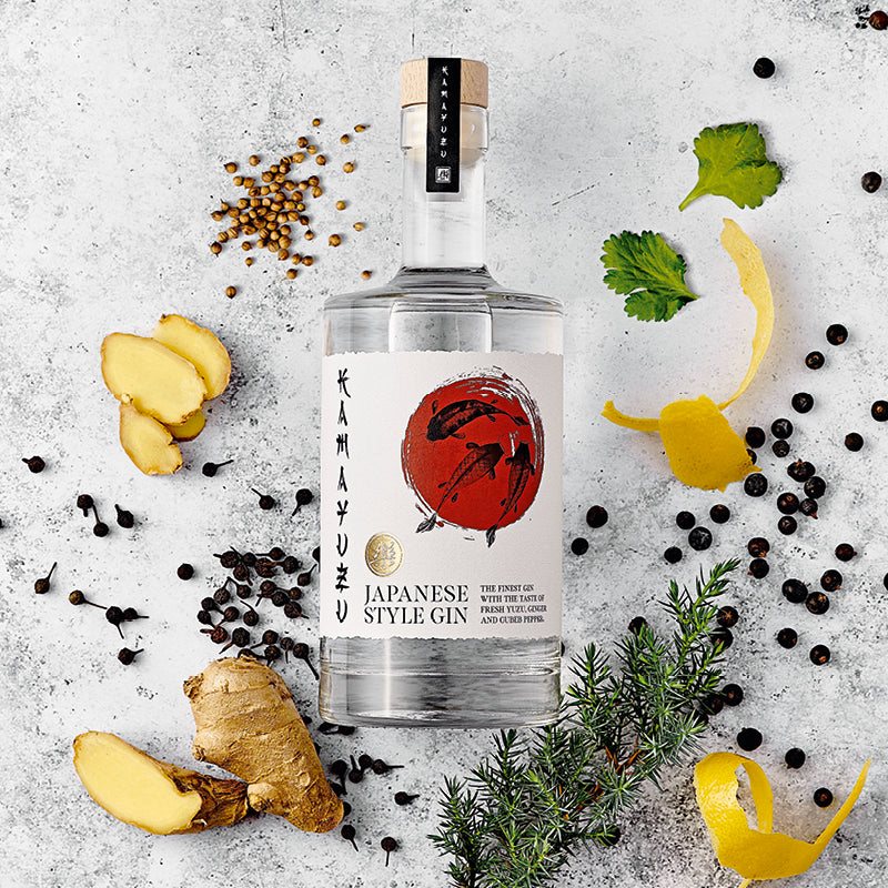 Kamayuzu Gin in 500 ml Flasche