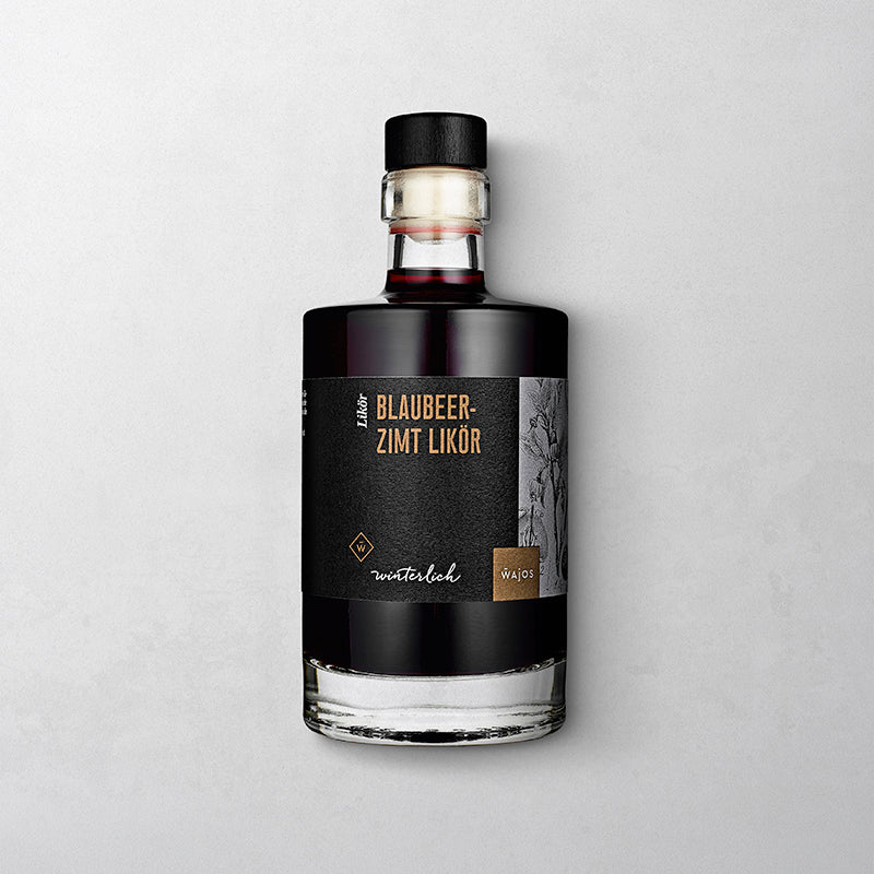 Blaubeer-Zimt Likör in 350 ml Flasche