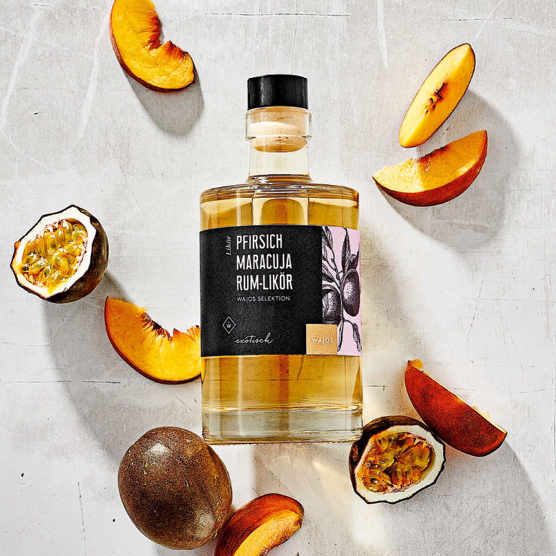 Pfirsich-Maracuja Rum-Likör in 350 ml Flasche
