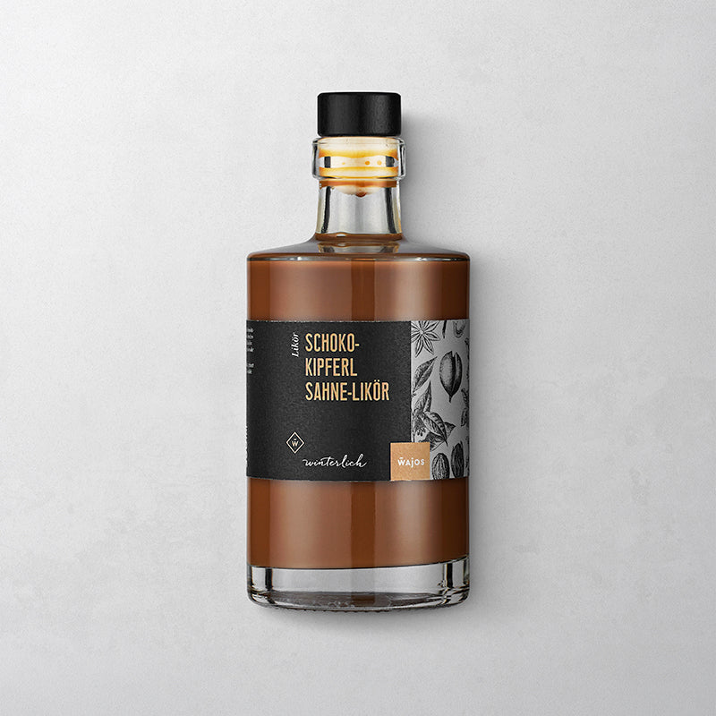 Schokokipferl Sahne-Likör in 350 ml Flasche