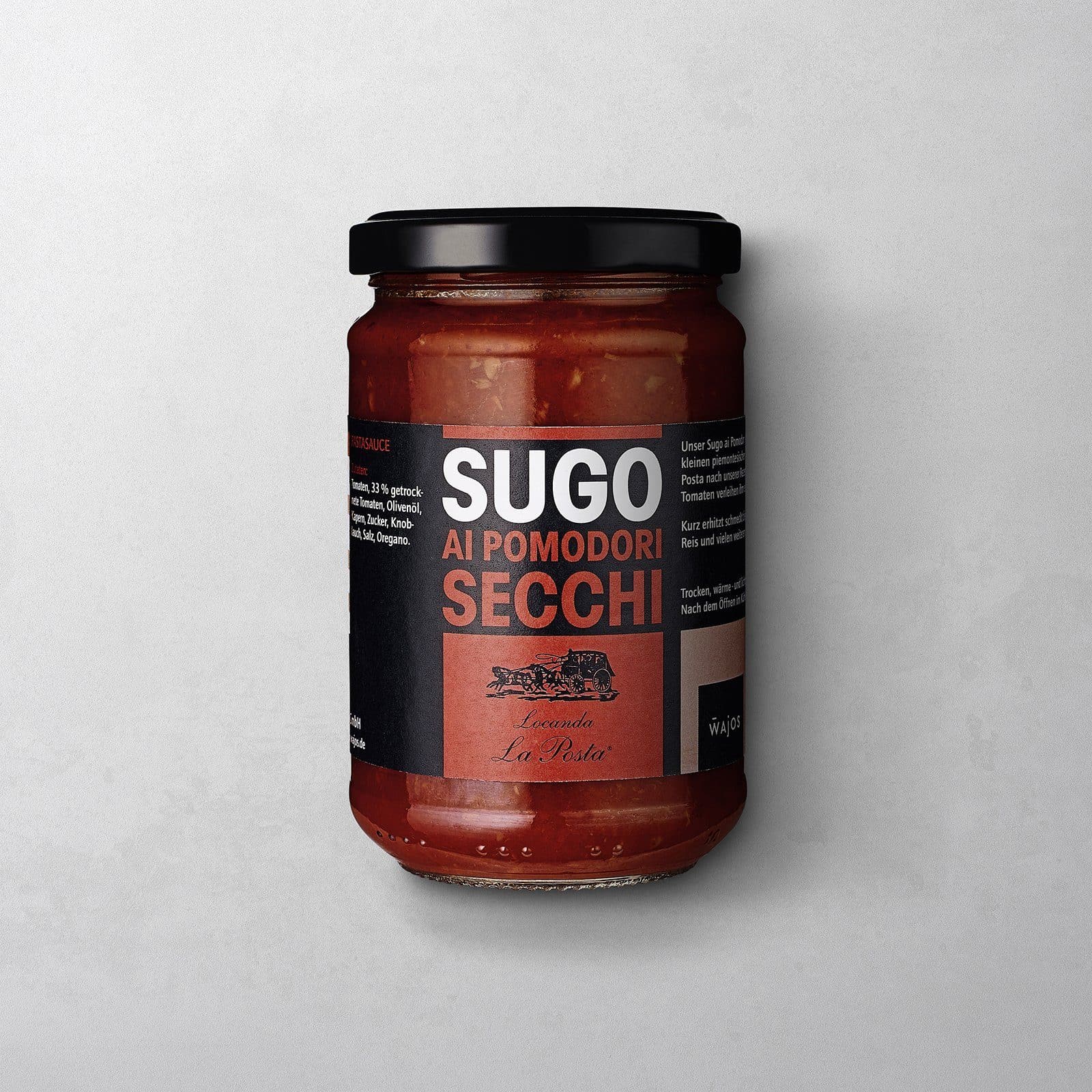 Sugo ai Pomodori Secchi im 300 g Glas
