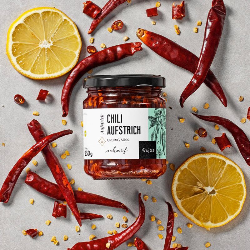 Chili Aufstrich im 230 g Glas