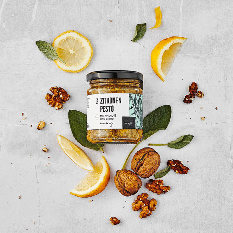 Zitronen Pesto im 180 g Glas
