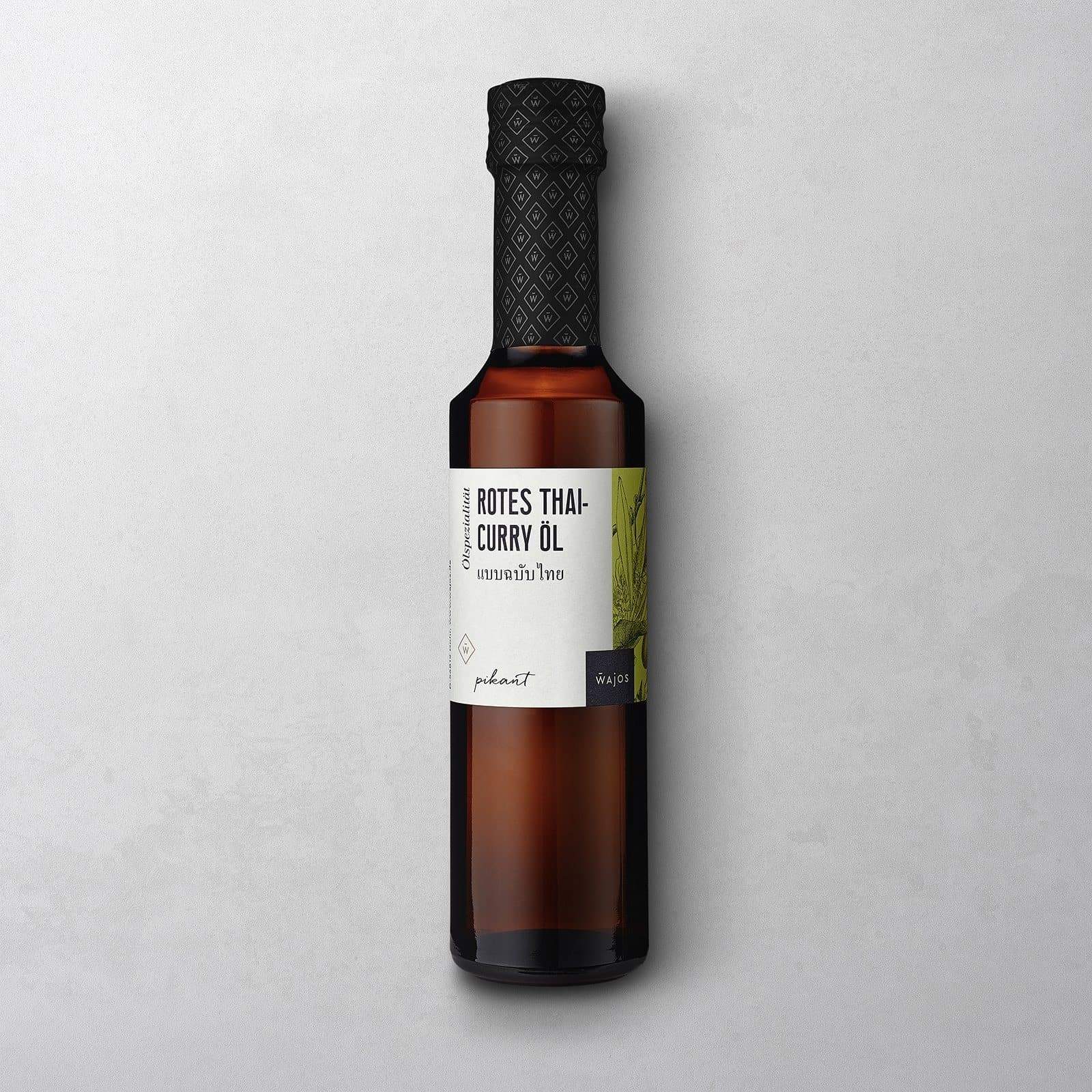 Rotes Thai-Curry Öl in 250 ml Flasche