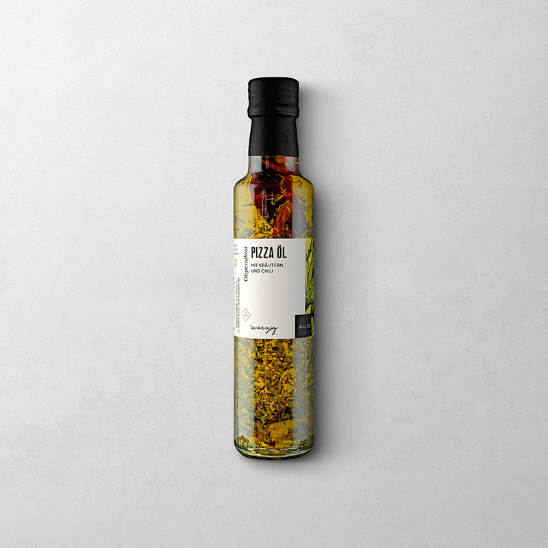 Wajos Pizza Öl in der 250ml Flasche