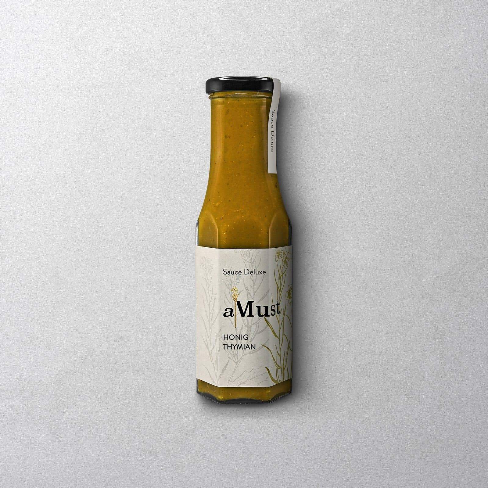 aMUst Honig Thymian Sauce in 250 g Flasche